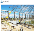 China Suministro marco de acero estructura de acero piscina techo de metal de metal construcción
